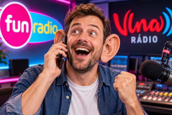 Zarábaj ušami už nie je iba súťažou Fun rádia. Pridalo sa Rádio Vlna ...